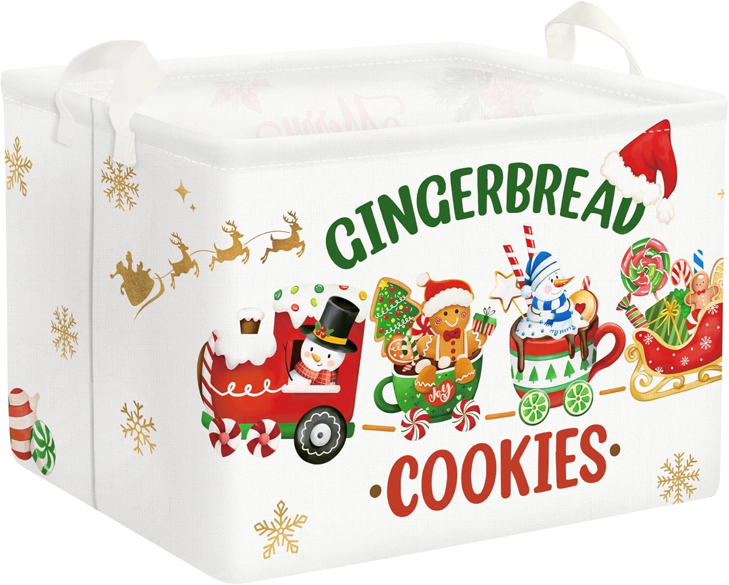 Caisse Rangement Bonhomme Pain d’Épices 40x30x30 cm Vendos85 - Mathon