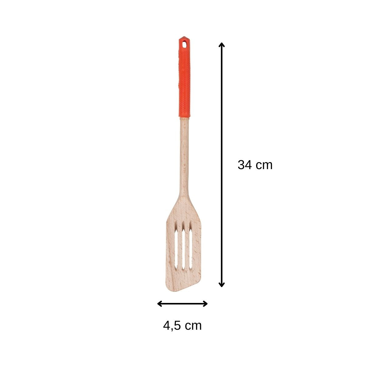 Ensemble de 2 Spatules de cuisine ajourée 34 cm  Wood Edition Fackelmann - Mathon - 3