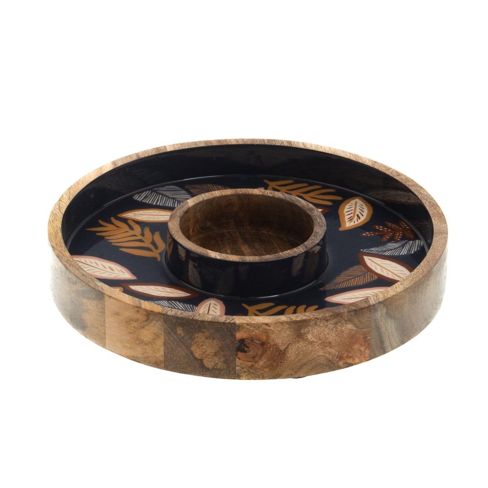 Plat apéro rond Julian 25 cm Amadeus - Mathon - 1