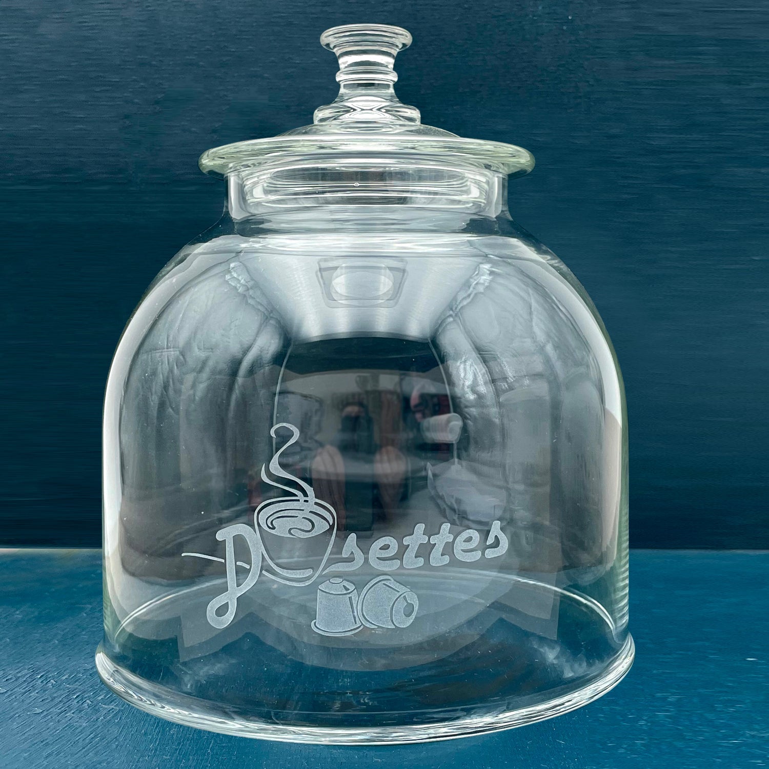 Bocal pm NANCY décor dosettes La Rochere - Mathon - 1