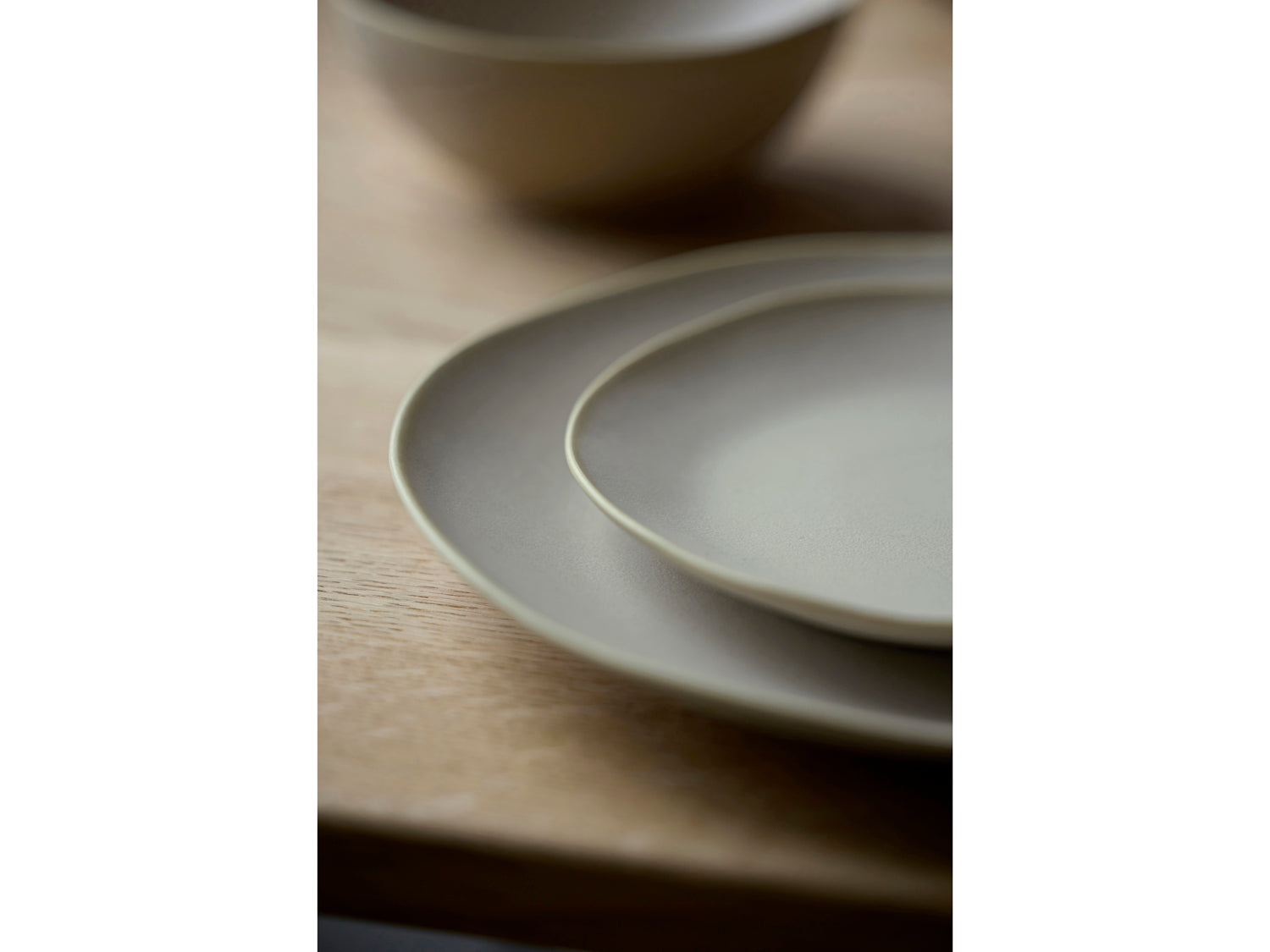 Assiette plate Shoku en Grès Marron chaud Villa Collection - Mathon - 7