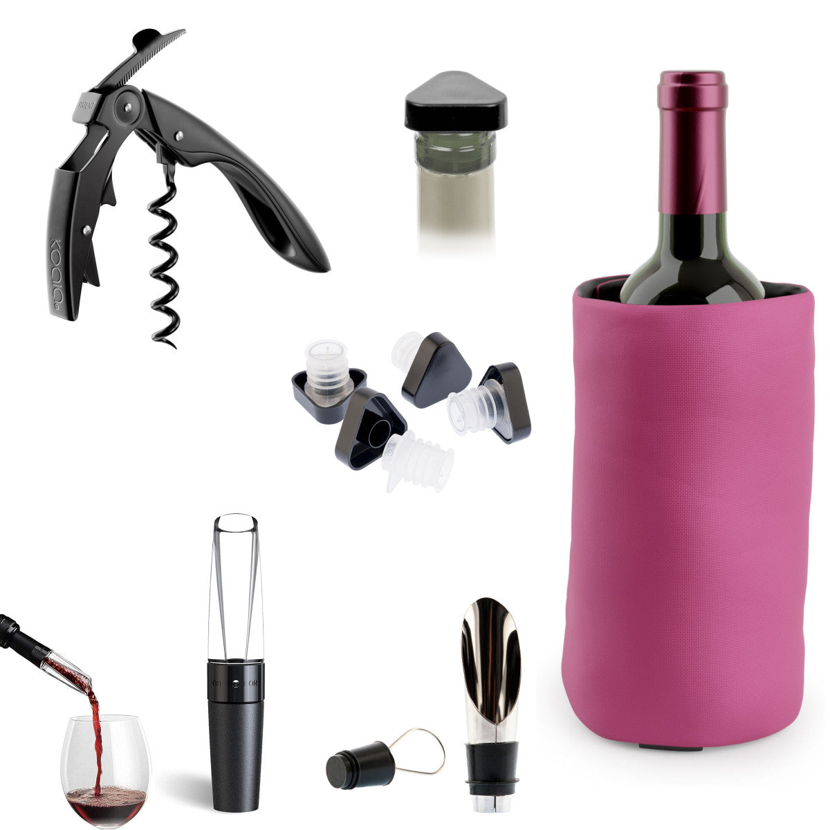 Apérifun - Set prestige 6 pièces pour dégustation des vins - Bordeaux Koala - Mathon - 1