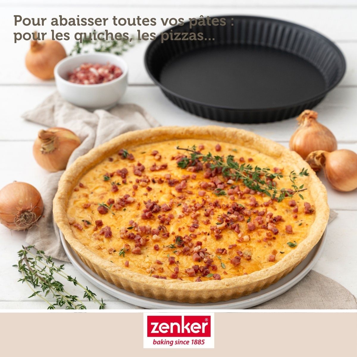 Rouleau à pâtisserie en bois certifié FSC 35 cm Zenker Smart Pastry Zenker - Mathon - 4