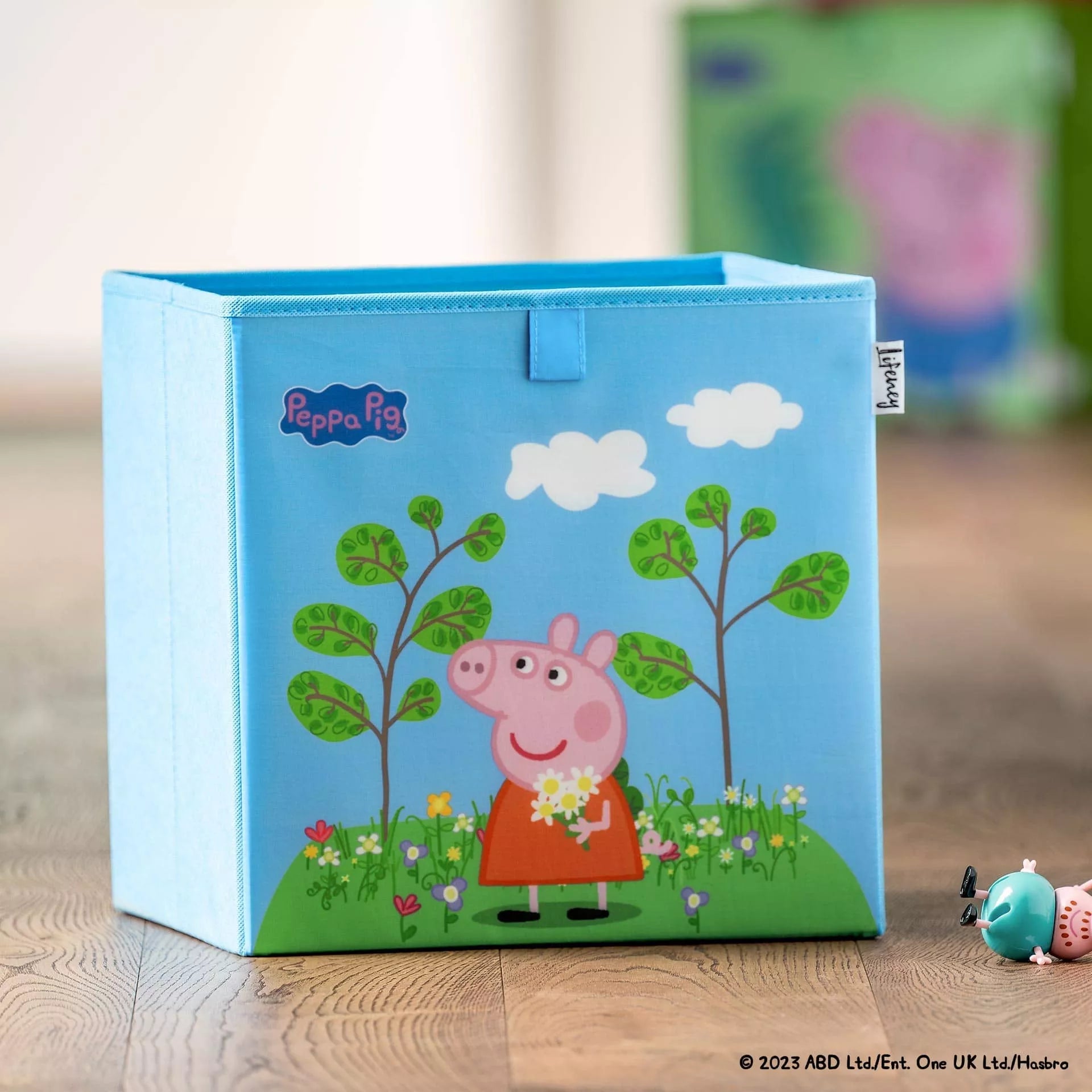 Boîte de rangement bleue Peppa compatible Kallax Lifeney Peppa Pig Fackelmann - Mathon - 2