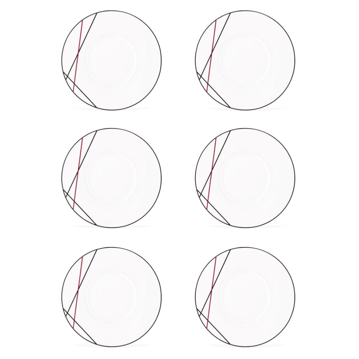 6 assiettes plates 29cm BISTROT CHEF Fauchon Art de la Table - Mathon - 5