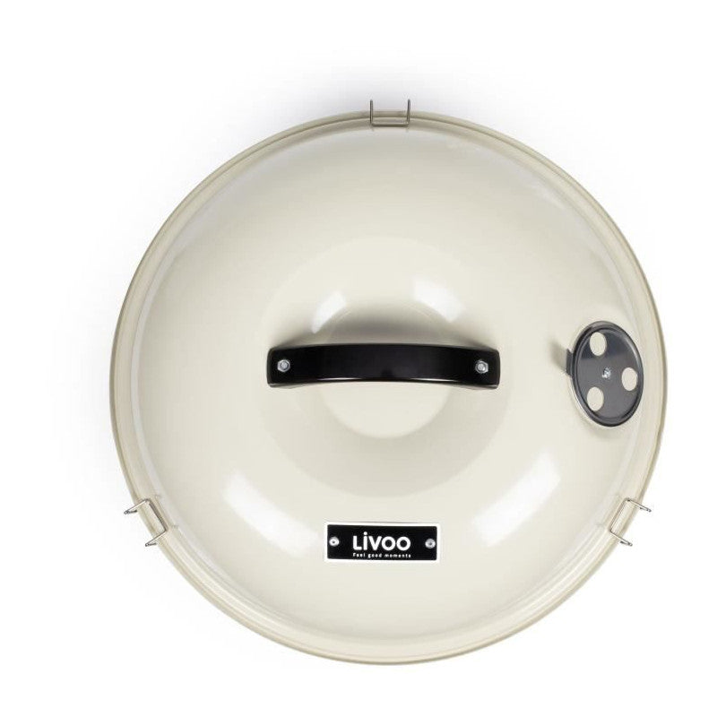 Barbecue A Charbon Portable - Livoo - Doc301 - Champagne Et Noir Livoo - Mathon - 4