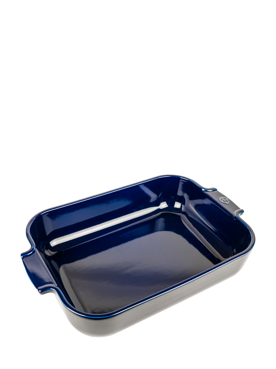 Appolia Plat four céramique rectangle bleu 36 cm - 14.25in Peugeot - Mathon - 1