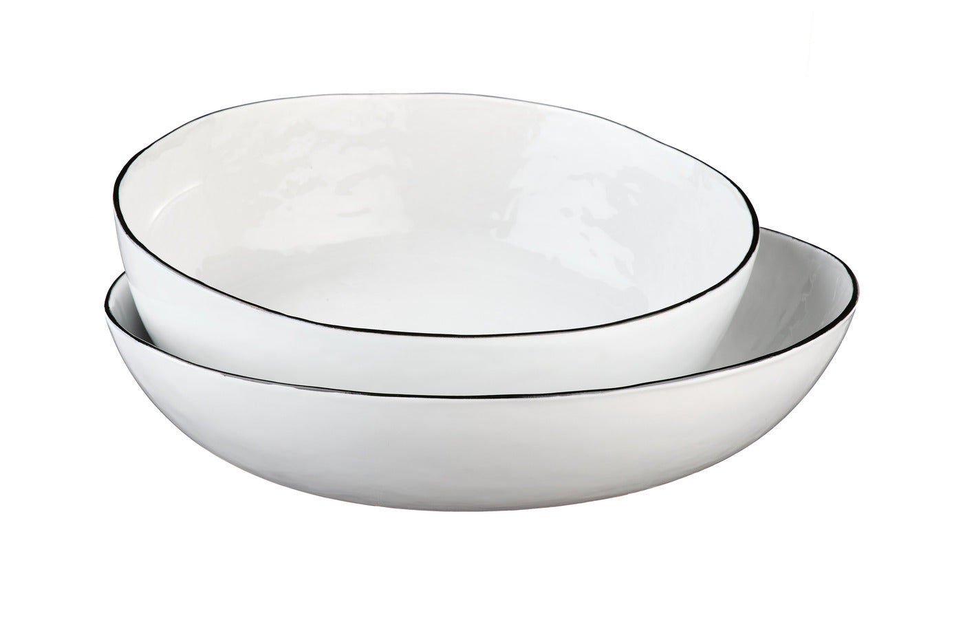 Corbeille à fruit PURE Ø29cm et Ø33,5cm - 2 pièces - Blanc Neige Björn - Mathon - 3