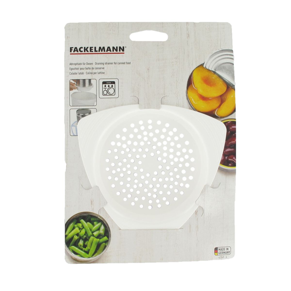 Egouttoir pour boîtes de conserves  Basic Fackelmann - Mathon - 5