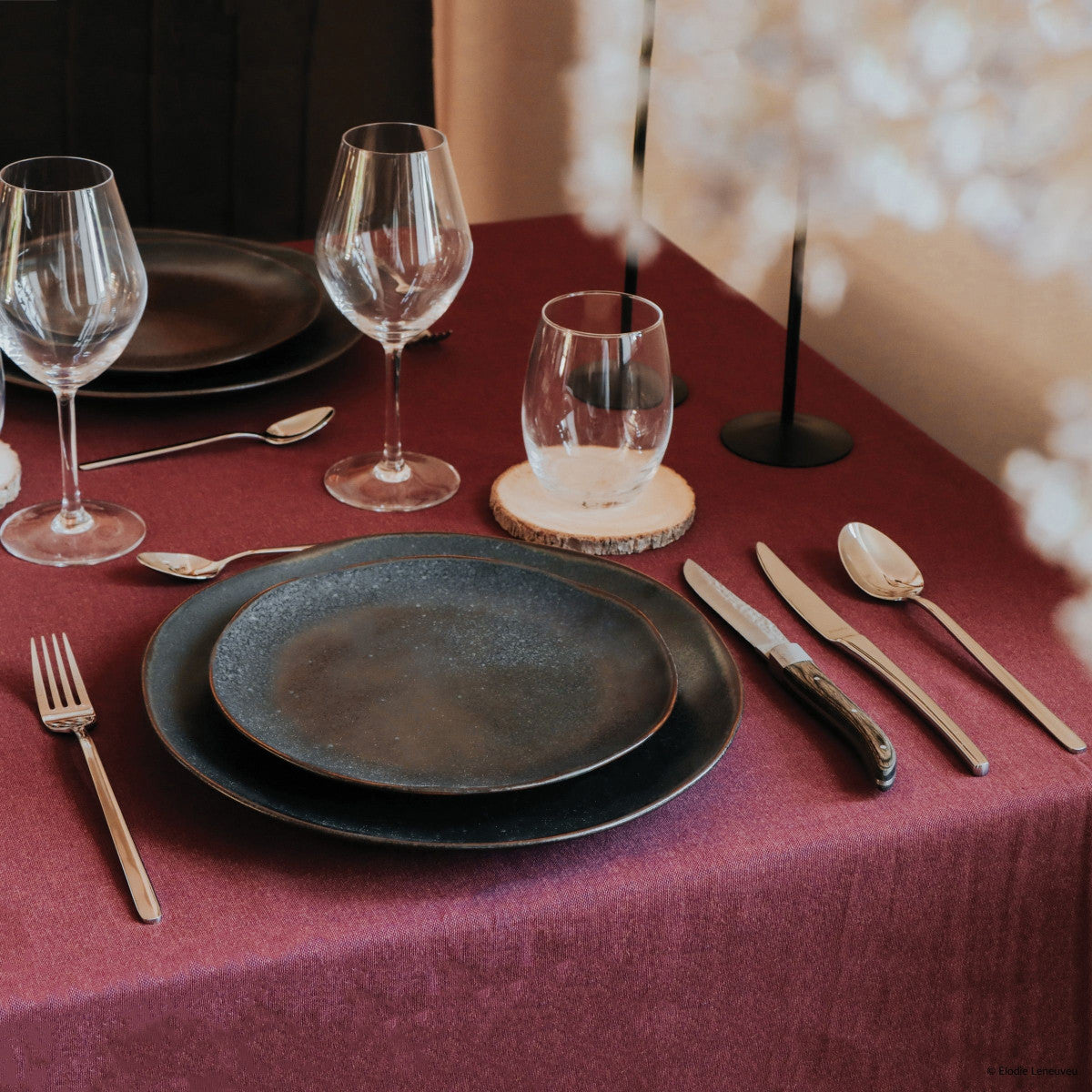 Vertigo Volcan - Assiette plate 27 cm (lot de 6) Médard de Noblat - Mathon - 5