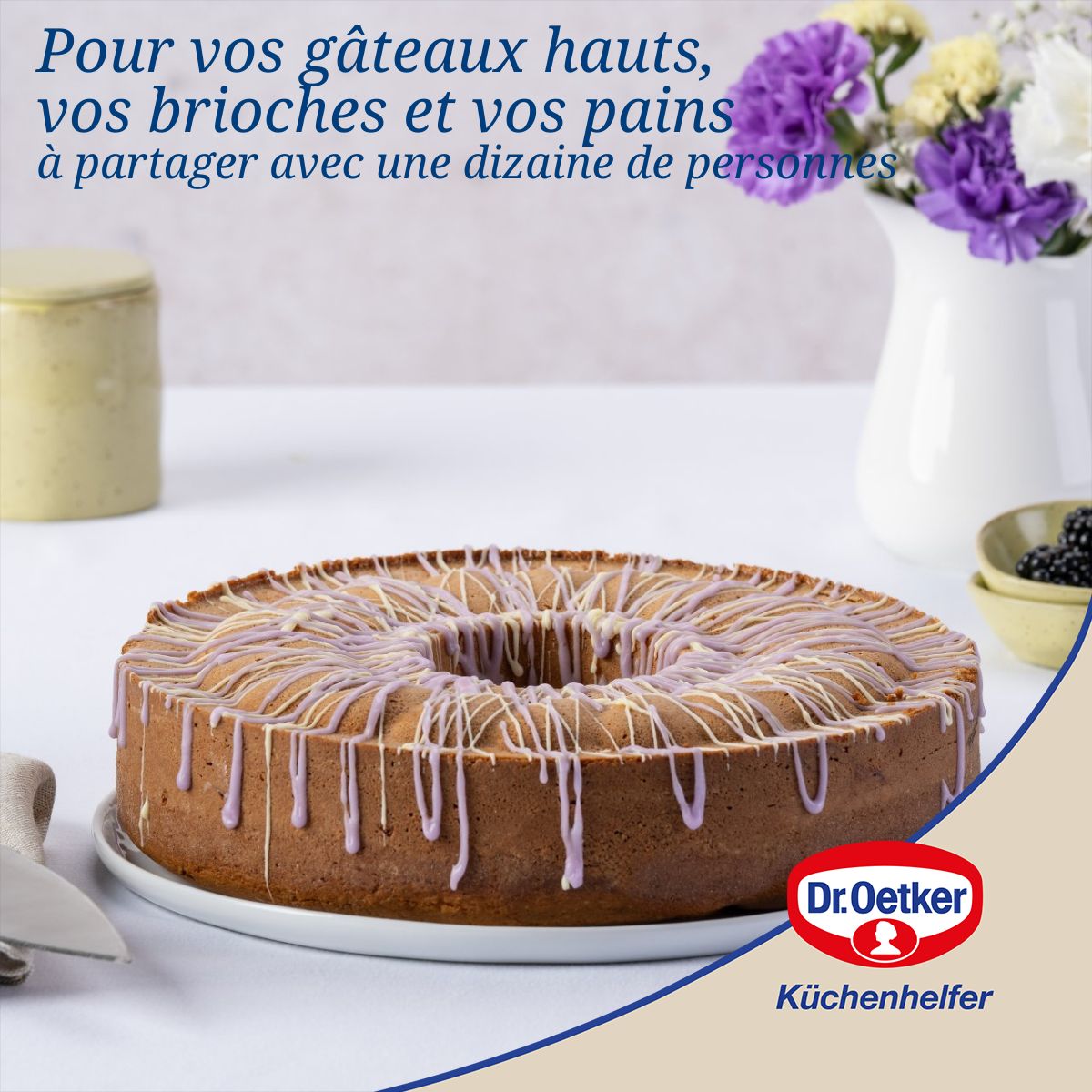 Moule à manqué et savarin double fond 28 cm Dr. Oetker Back Liebe Dr. Oetker - Mathon - 5