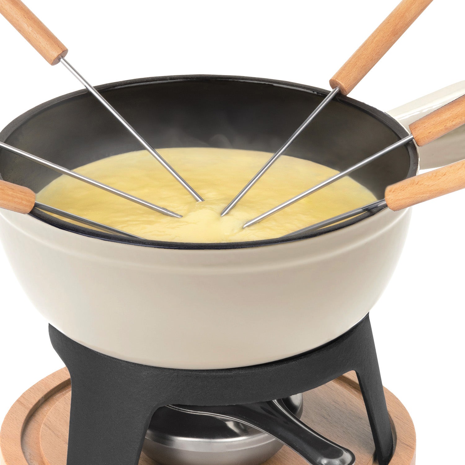Set à fondue en fonte 6 personnes - MONT BLANC La Fonderie - Mathon - 6