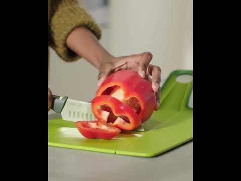 Grande planche à découper pliable 45 cm noire Chop2Pot Joseph Joseph - Mathon - 6