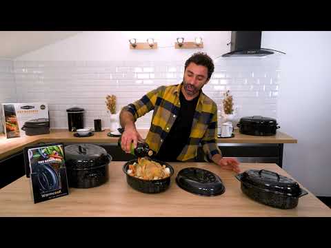 Roaster 4 8 personnes 46 cm Graniteware - Mathon - 7