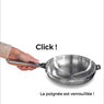 Poêle tout inox Clips