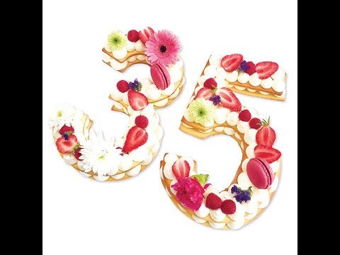 Kit Number cake - 9 chiffres Scrapcooking - Mathon - 5