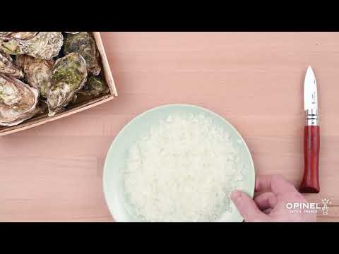 Couteau à huîtres et coquillages pliant N°9 lame inox 6,5 cm Opinel - Mathon - 5