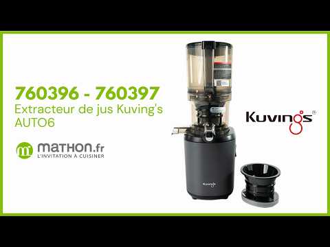 Extracteur de jus AUTO6 1,7 L 200 W bleu navy Kuvings - Mathon - 6