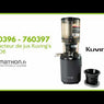 Extracteur de jus AUTO6 1,7 L 200 W bleu navy Kuvings - Mathon - 6