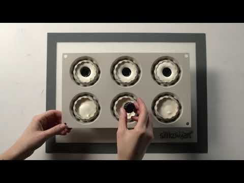 Moule silicone 3D 6 mini gâteaux fruits des bois Silikomart - Mathon - 3