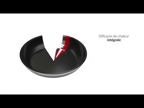 Poêle inox antiadhérente Exceliss Castel