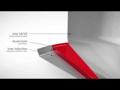 Marmite inox avec couvercle Castel