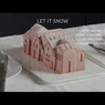 Moule à bûche 3D en silicone village enneigé Silikomart - Mathon - 6
