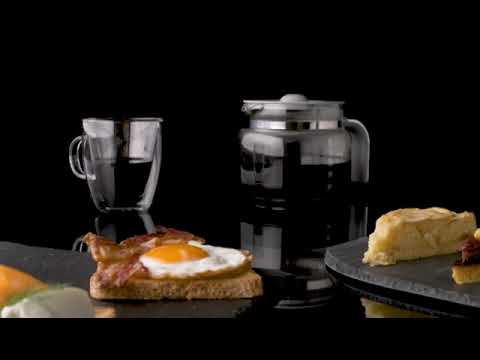 Machine à café filtre noir 10 tasses 1050 W DCF02BLEU Smeg - Mathon - 4