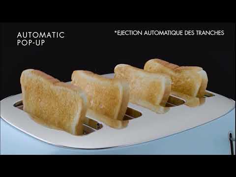 Toaster 4 fentes crème 2000 W TSF03CREU Smeg - Mathon - 6