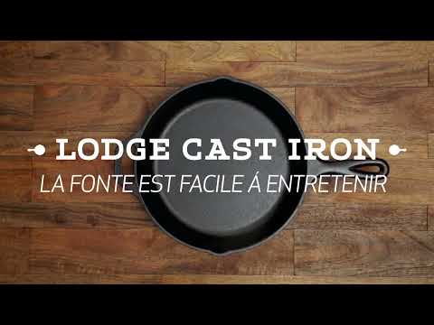 Poêle grill carrée en fonte naturelle 27 cm Lodge - Mathon - 6
