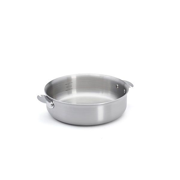 Sauteuse droite tout inox Alchimy Loqy sans manche 24 cm De Buyer - Mathon - 1