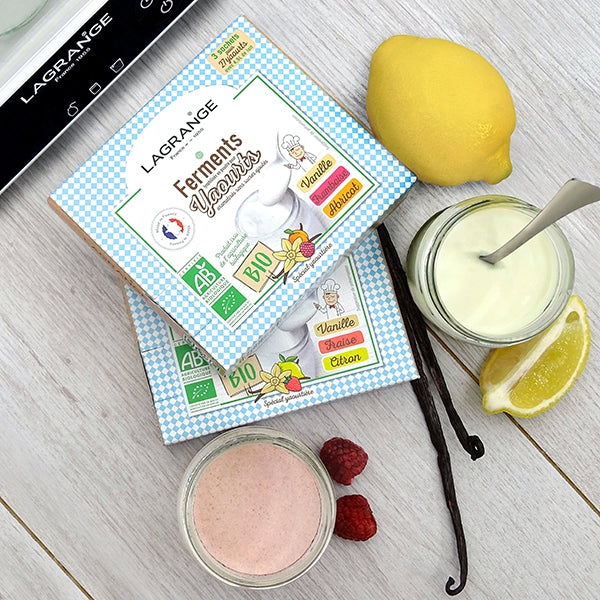 Ferments aromatisés Vanille Fraise Citron Lagrange - Mathon - 4