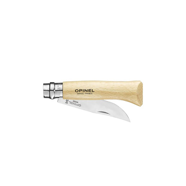 Couteau pliant tradition N°08 Inox 8,5 cm manche en hêtre Opinel - Mathon - 2