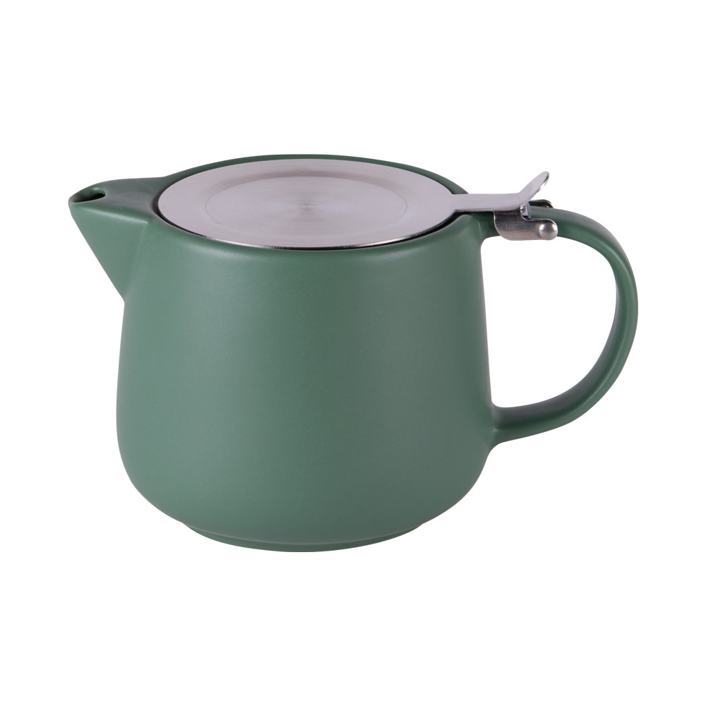 Théière avec filtre Uno 0.9L vert Table passion - Mathon - 1