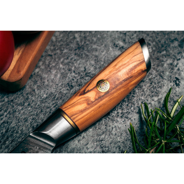 Couteau Fukito Olive Damas modèle Nakiri 17cm Fukito - Mathon - 5