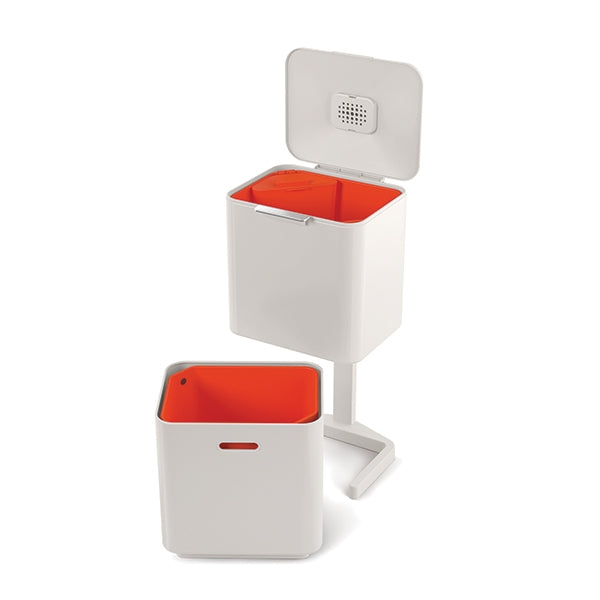 Poubelle Totem Pierre 60 L - 2 compartiments 30 L Joseph Joseph - Mathon - 2