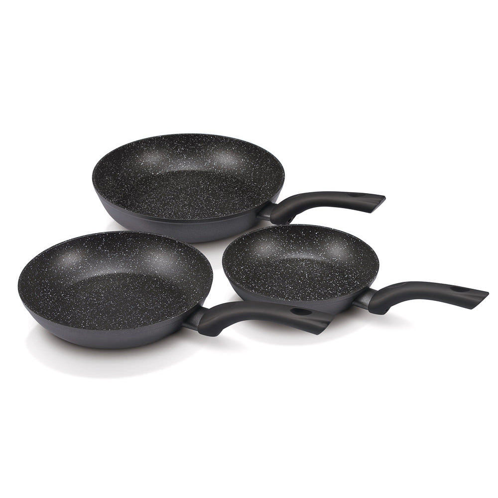 Lot de 3 poêles Kitchen Roc en aluminium Beka - Mathon - 1