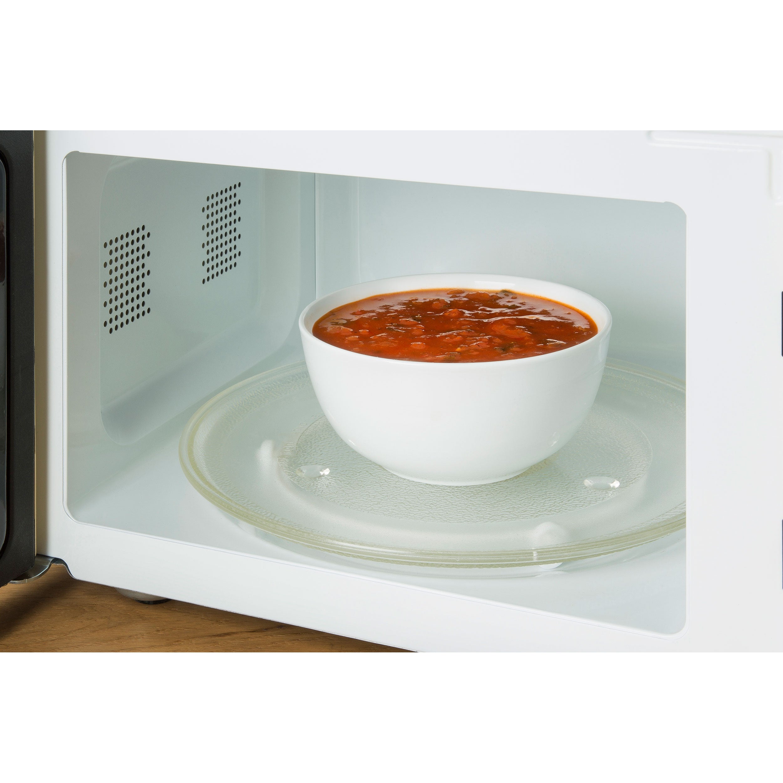 Retro Micro-ondes Numérique 20L, 5 Niveaux Puissance, Décongélation, Minuterie 800 Jaune SM22030YELNEU - Mathon - 6