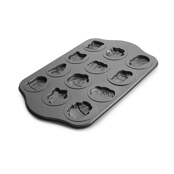 Plaque en acier 12 biscuits halloween Ibili - Mathon - 2