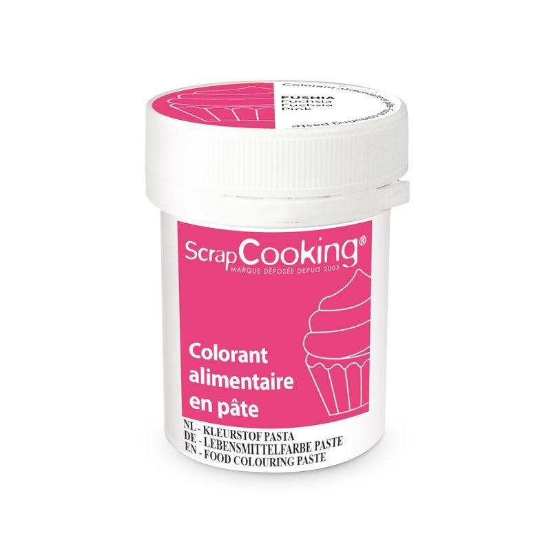 Colorant alimentaire en pâte 20 g - Fuchsia Scrapcooking - Mathon