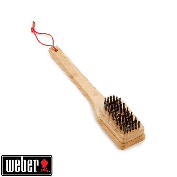 Brosse de nettoyage de 30 cm avec poignée bambou Weber - Mathon - 4