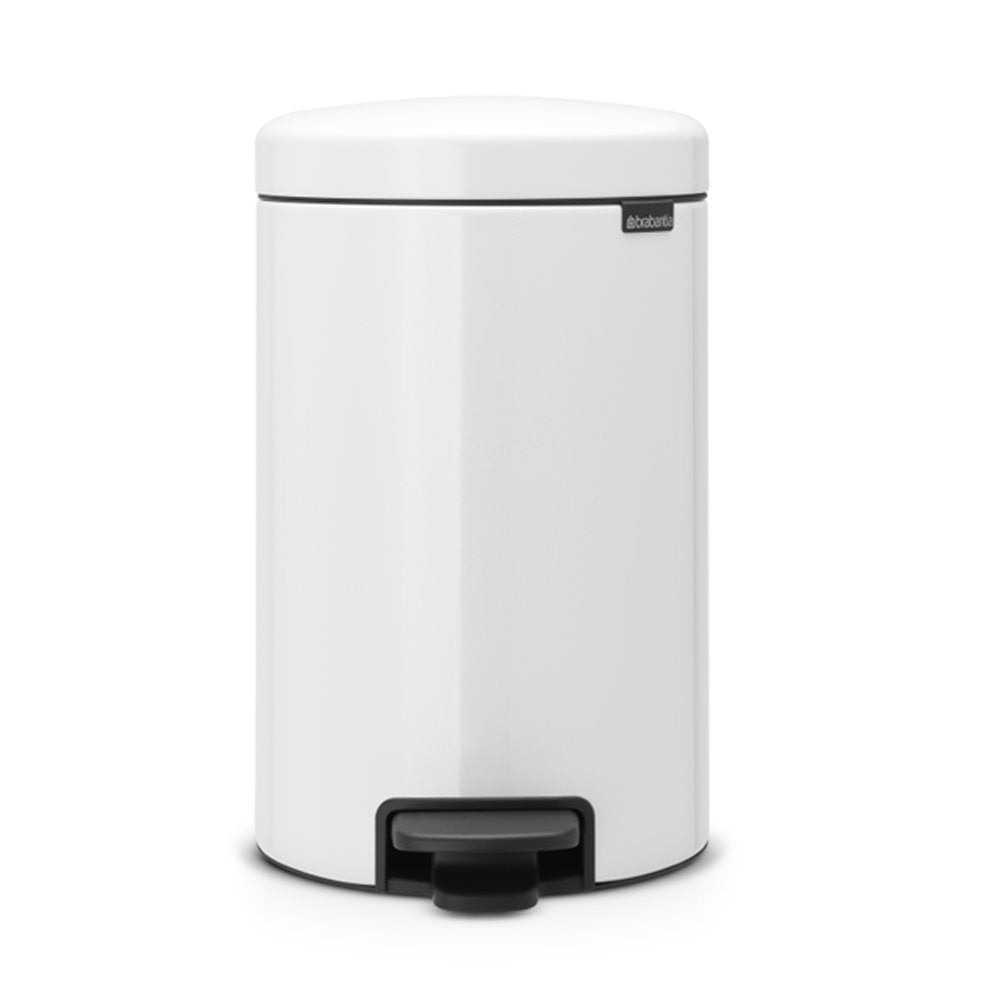 Poubelle à pédale Newicon 12 l blanc Code C Brabantia - Mathon