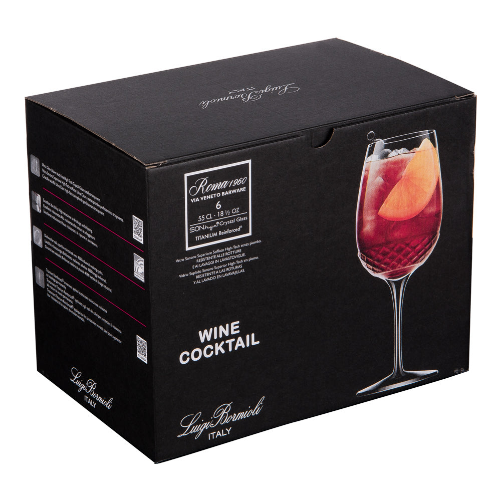 Boîte de 6 verres à cocktail Roma 55 cl Bormioli Luigi - Mathon - 2