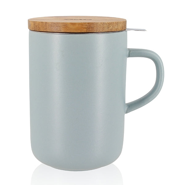 Tisanière mug Juliet en grès perle 475 ml Ogo - Mathon - 1