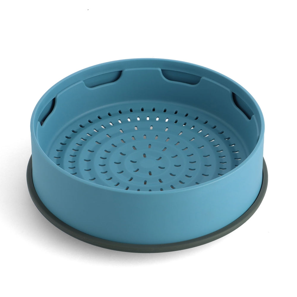Panier à vapeur 24 cm bleu Greenpan - Mathon