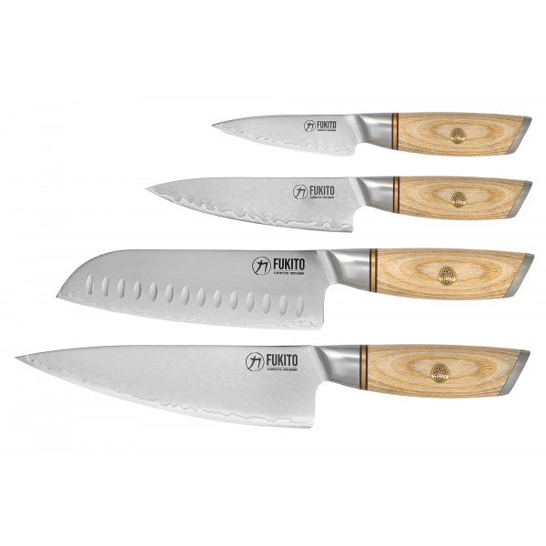 Trousse 4 couteaux de cuisine Fukito Pakka San Mai Fukito - Mathon - 5