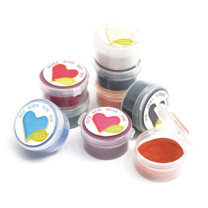9 mini colorants alimentaires d