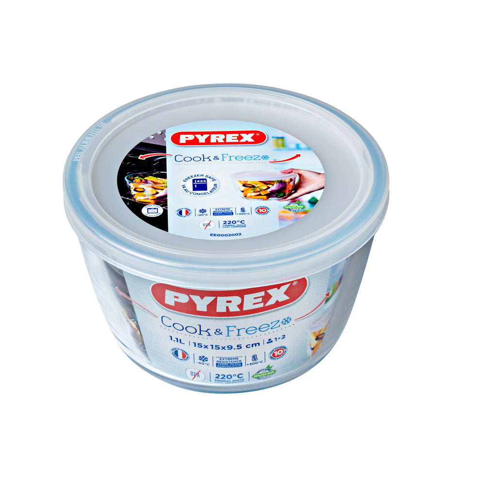 Plat rond cook & freeze 1,1 l Pyrex - Mathon