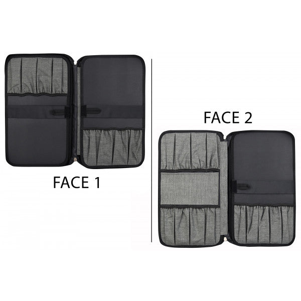 Mallette Wusaki vide pour couteaux 21 places en polyester Wusaki - Mathon - 2