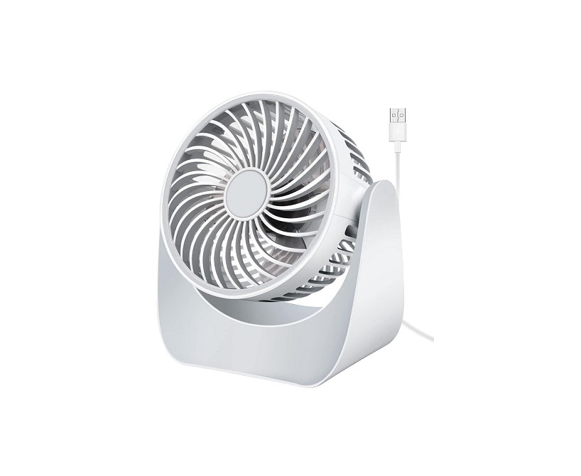 Mini Ventilateur Bureau de 3 Vitesses blanc Vendos85 - Mathon